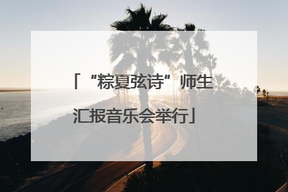 “粽夏弦诗”师生汇报音乐会举行