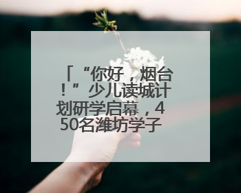 “你好，烟台！”少儿读城计划研学启幕，450名潍坊学子探仙境