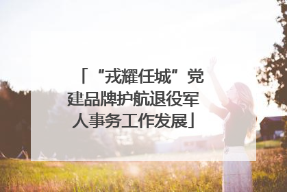 “戎耀任城”党建品牌护航退役军人事务工作发展