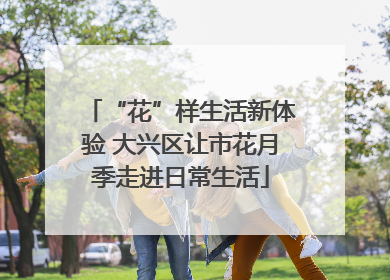 “花”样生活新体验 大兴区让市花月季走进日常生活