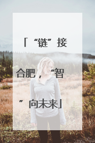 “链”接合肥，“智”向未来