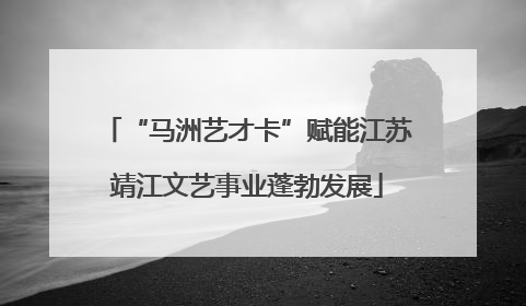 “马洲艺才卡”赋能江苏靖江文艺事业蓬勃发展