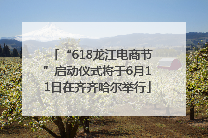 “618龙江电商节”启动仪式将于6月11日在齐齐哈尔举行