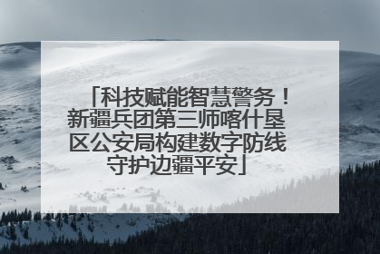科技赋能智慧警务！新疆兵团第三师喀什垦区公安局构建数字防线守护边疆平安
