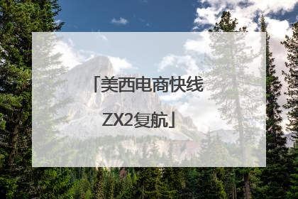 美西电商快线ZX2复航