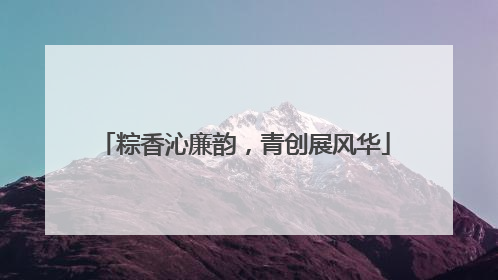 粽香沁廉韵，青创展风华