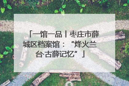 一馆一品丨枣庄市薛城区档案馆：“烽火兰台·古薛记忆”
