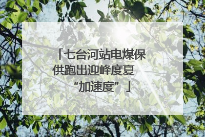 七台河站电煤保供跑出迎峰度夏 “加速度”