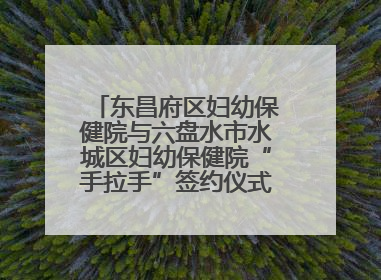 东昌府区妇幼保健院与六盘水市水城区妇幼保健院“手拉手”签约仪式成功举办