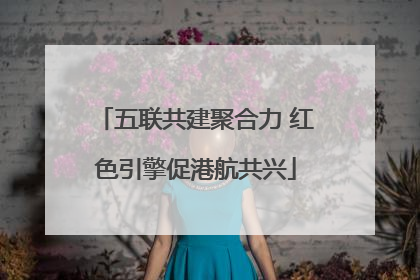 五联共建聚合力 红色引擎促港航共兴