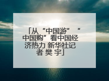 从“中国游”“中国购”看中国经济热力 新华社记者 樊 宇
