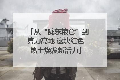 从“陇东粮仓”到算力高地 这块红色热土焕发新活力