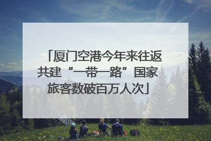 厦门空港今年来往返共建“一带一路”国家旅客数破百万人次