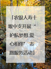 农银人寿十堰中支开展“护航梦想 爱心相伴” 志愿服务活动