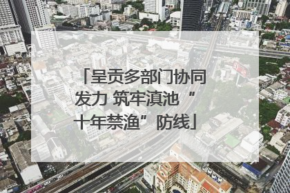 呈贡多部门协同发力 筑牢滇池“十年禁渔”防线