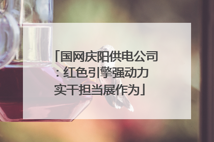 国网庆阳供电公司：红色引擎强动力 实干担当展作为
