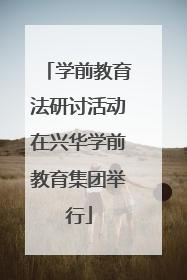 学前教育法研讨活动在兴华学前教育集团举行