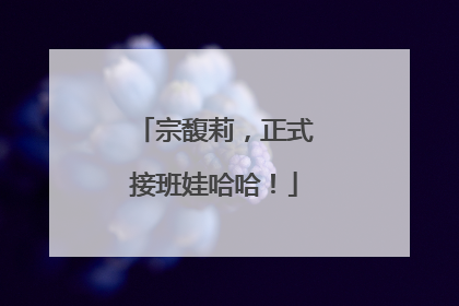 宗馥莉，正式接班娃哈哈！