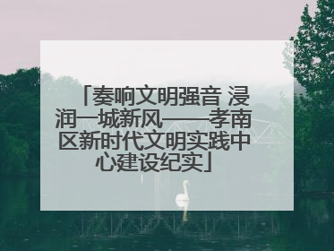 奏响文明强音 浸润一城新风——孝南区新时代文明实践中心建设纪实