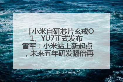 小米自研芯片玄戒O1、YU7正式发布 雷军：小米站上新起点，未来五年研发翻倍再投2000亿元