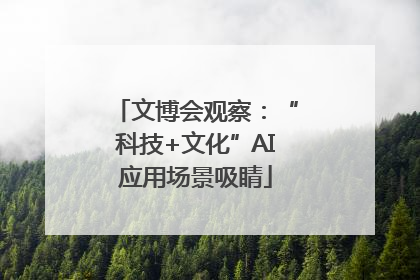 文博会观察：“科技+文化”AI应用场景吸睛