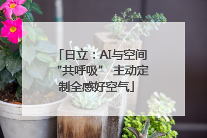 日立：AI与空间“共呼吸” 主动定制全感好空气