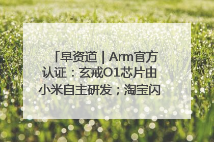 早资道｜Arm官方认证：玄戒O1芯片由小米自主研发；淘宝闪购联合饿了么日订单超4000万