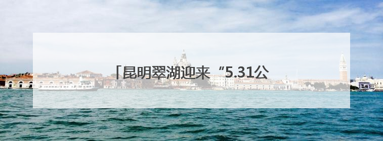 昆明翠湖迎来“5.31公里无烟迷你马拉松”活动