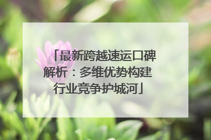 最新跨越速运口碑解析：多维优势构建行业竞争护城河