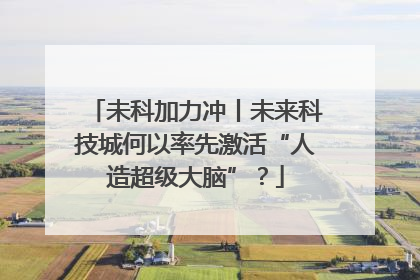 未科加力冲丨未来科技城何以率先激活“人造超级大脑”？