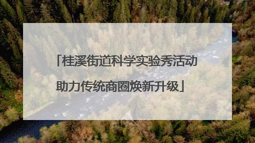 桂溪街道科学实验秀活动助力传统商圈焕新升级