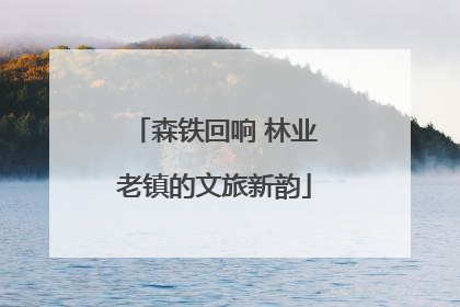 森铁回响 林业老镇的文旅新韵
