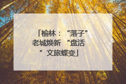 榆林：“落子”老城焕新 “盘活”文旅蝶变