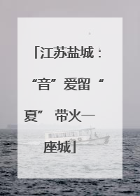 江苏盐城：“音”爱留“夏” 带火一座城