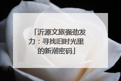 沂源文旅强劲发力：寻找旧时光里的新潮密码