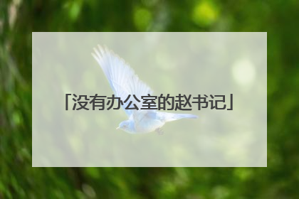 没有办公室的赵书记