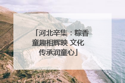 河北辛集：粽香童趣相辉映 文化传承润童心