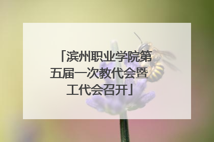 滨州职业学院第五届一次教代会暨工代会召开