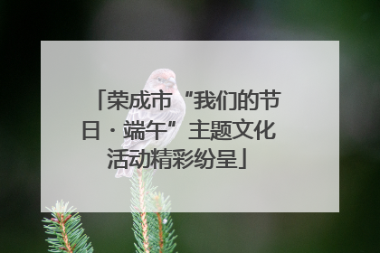 荣成市“我们的节日・端午”主题文化活动精彩纷呈