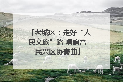 老城区：走好“人民文旅”路 唱响富民兴区协奏曲