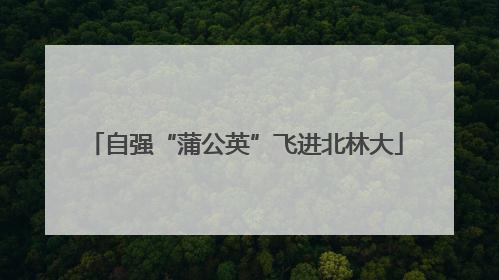 自强“蒲公英”飞进北林大