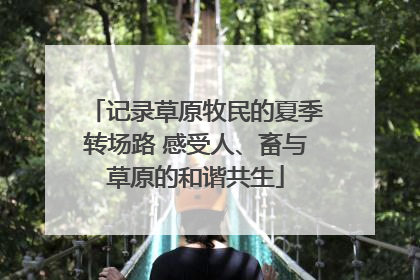 记录草原牧民的夏季转场路 感受人、畜与草原的和谐共生