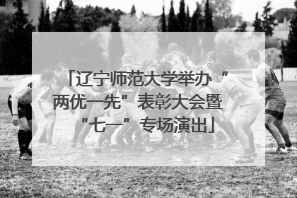 辽宁师范大学举办“两优一先”表彰大会暨“七一”专场演出