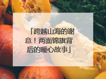 跨越山海的谢意！两面锦旗背后的暖心故事
