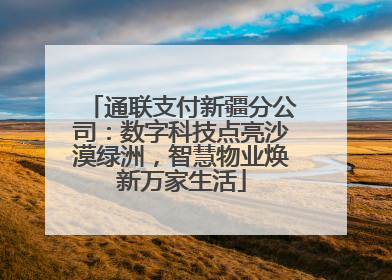通联支付新疆分公司：数字科技点亮沙漠绿洲，智慧物业焕新万家生活