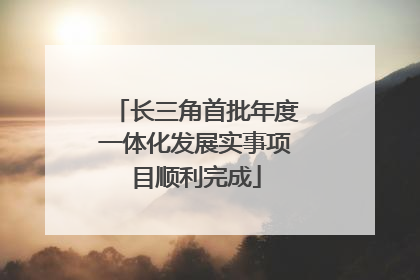 长三角首批年度一体化发展实事项目顺利完成