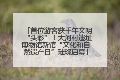 首位游客获千年文明“头彩”！大河村遗址博物馆新馆“文化和自然遗产日”璀璨启幕