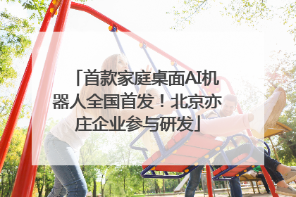 首款家庭桌面AI机器人全国首发！北京亦庄企业参与研发