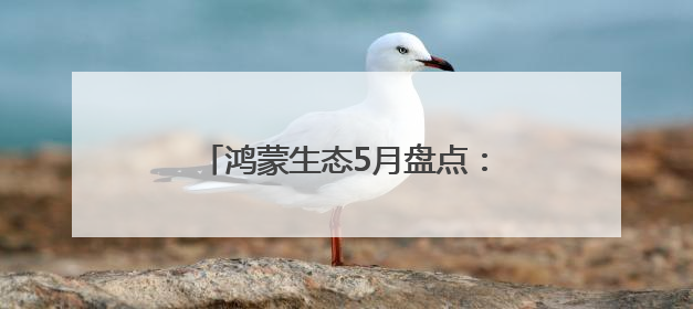 鸿蒙生态5月盘点：应用体验日新月异，每天都比昨天更好！