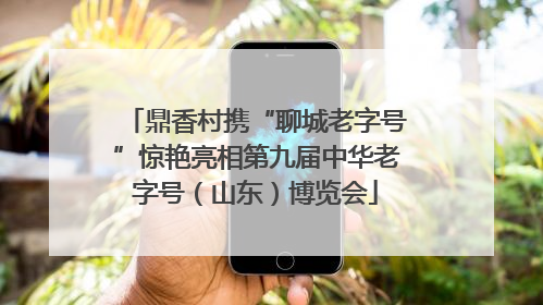 鼎香村携“聊城老字号”惊艳亮相第九届中华老字号（山东）博览会